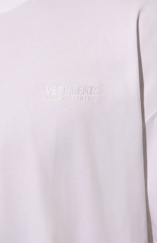 фото Хлопковая футболка vetements