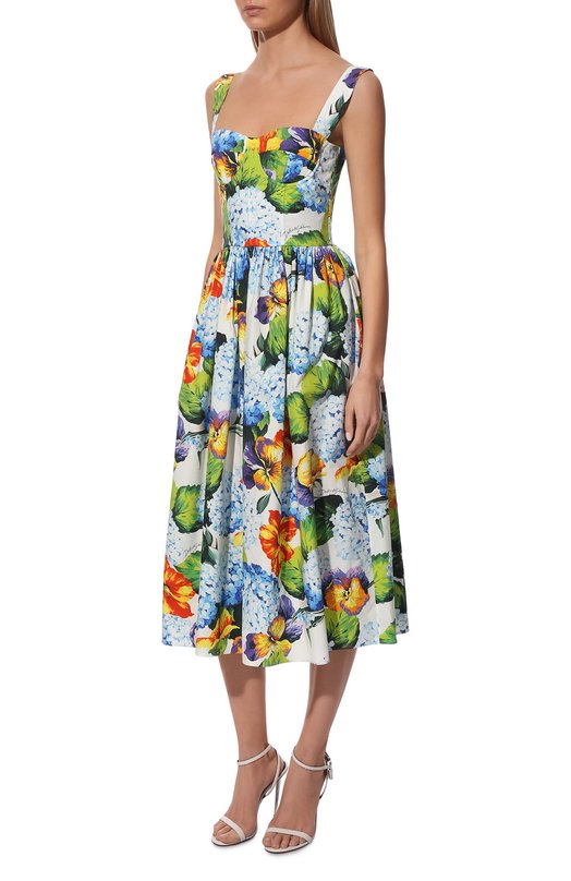 фото Хлопковое платье dolce & gabbana