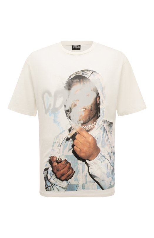 фото Хлопковая футболка comme des fuckdown
