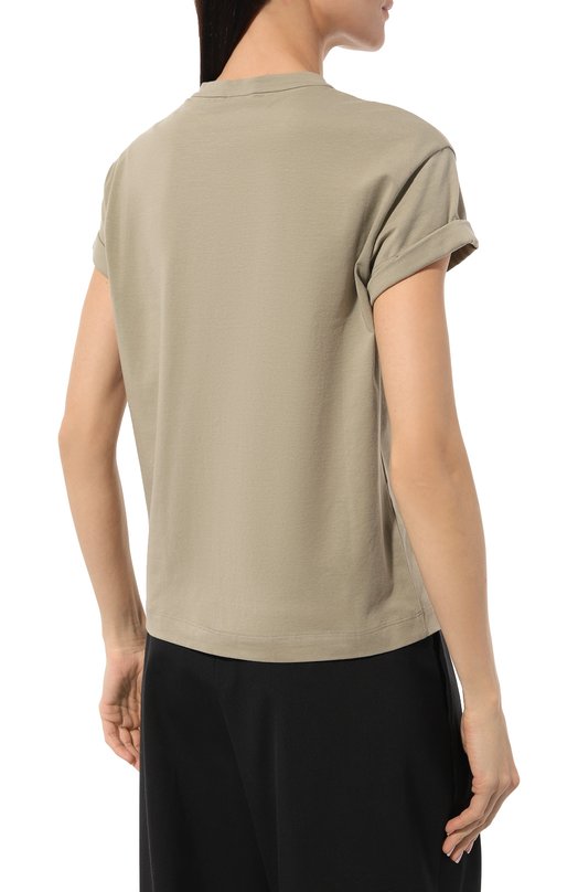 фото Хлопковая футболка brunello cucinelli