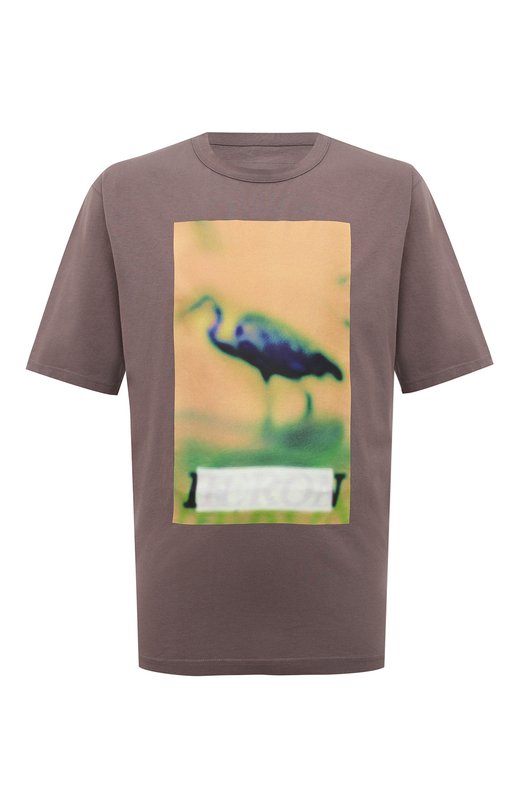 фото Хлопковая футболка heron preston