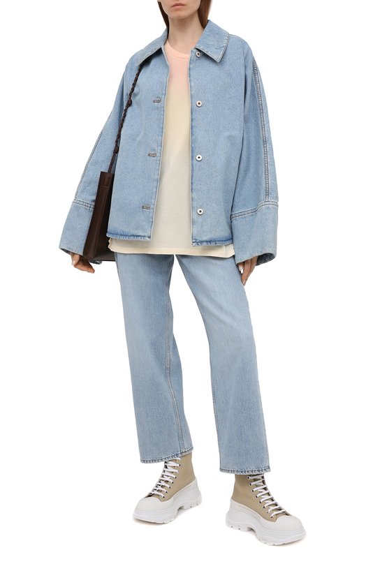 фото Хлопковая футболка saint laurent