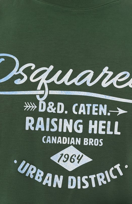 фото Хлопковая футболка dsquared2