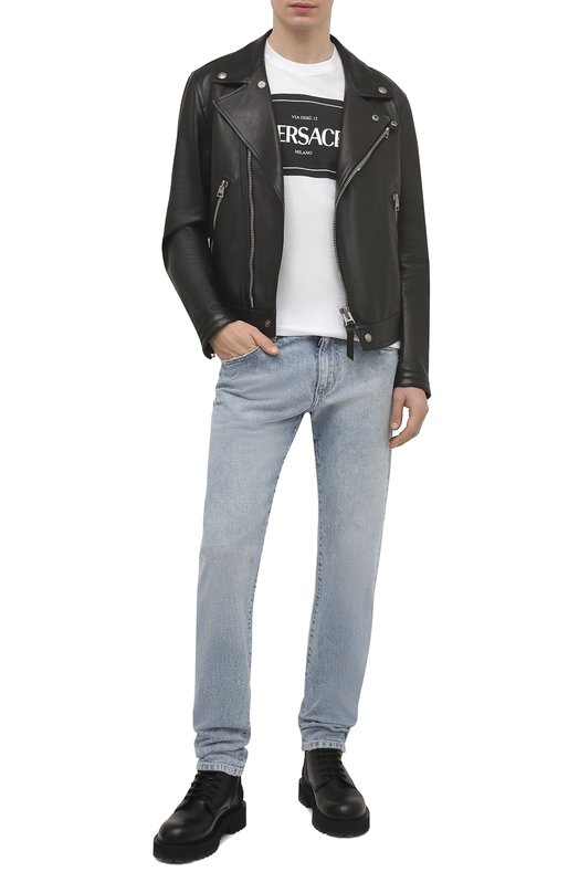 фото Хлопковая футболка versace