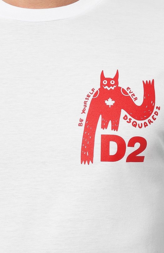 фото Хлопковая футболка dsquared2
