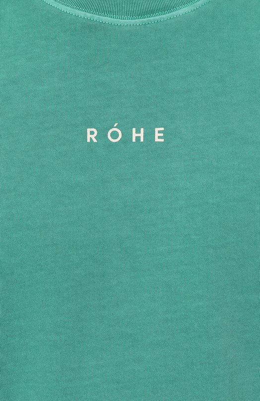 фото Хлопковая футболка rohe