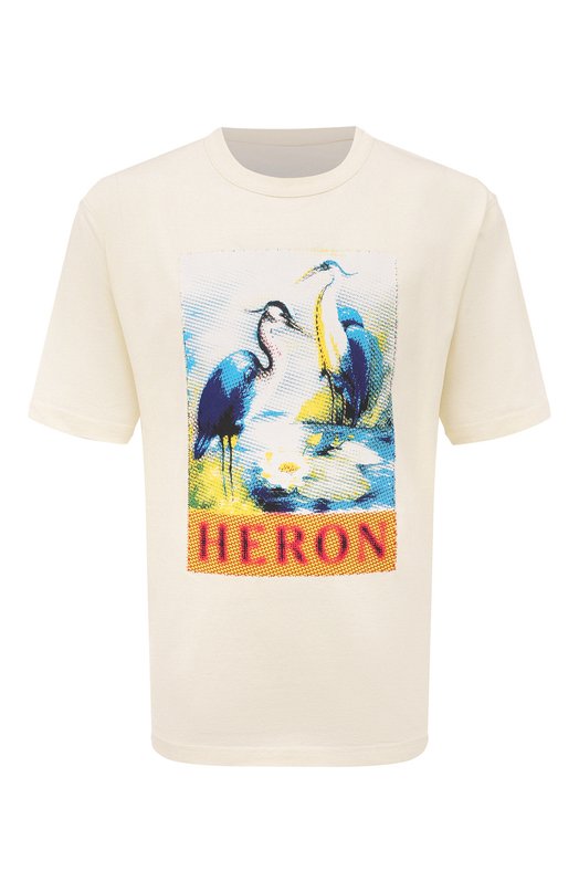 фото Хлопковая футболка heron preston