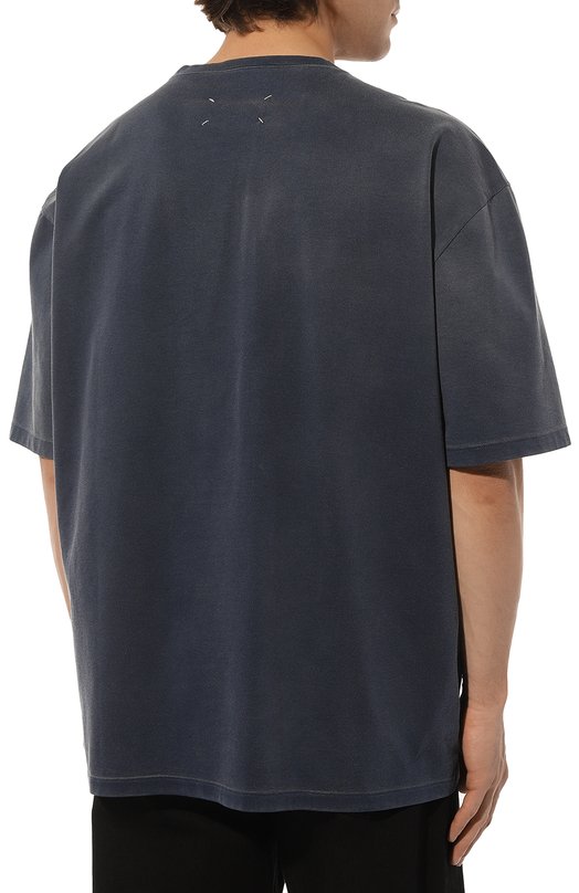 фото Хлопковая футболка maison margiela