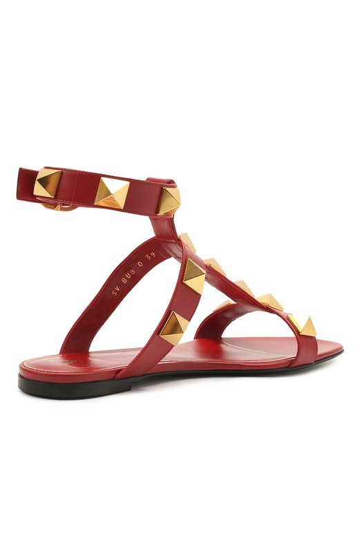 фото Кожаные сандалии roman stud runway valentino