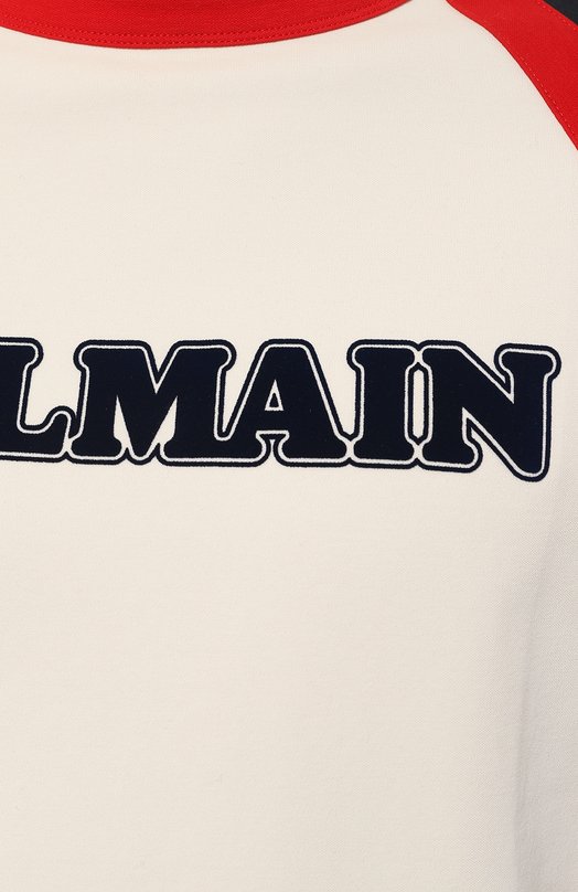 фото Хлопковая футболка balmain