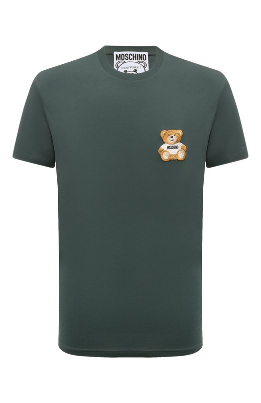 фото Хлопковая футболка moschino