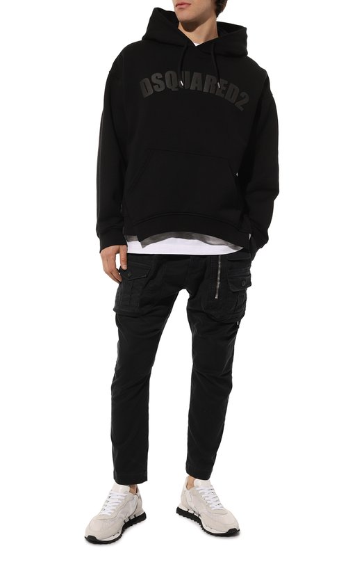 фото Хлопковые брюки-карго dsquared2