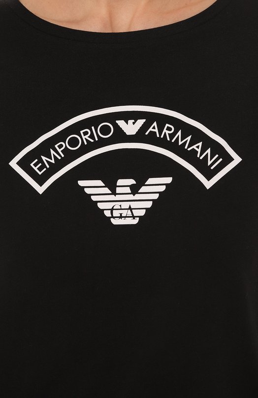 фото Хлопковая футболка emporio armani