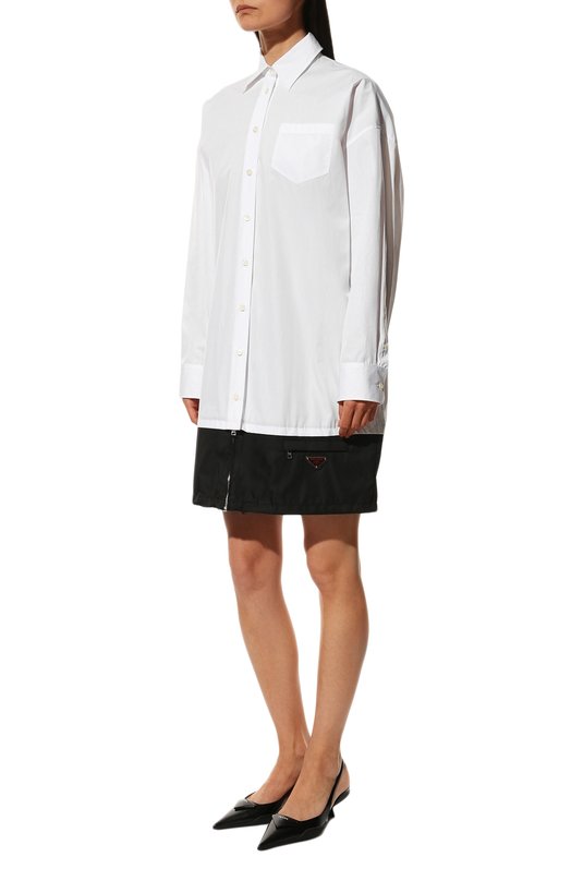 фото Хлопковое платье prada