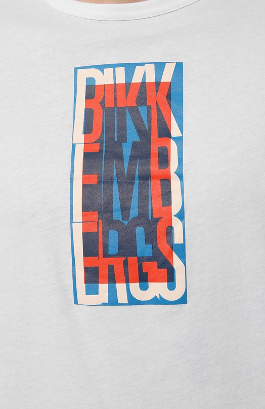 фото Хлопковая футболка dirk bikkembergs