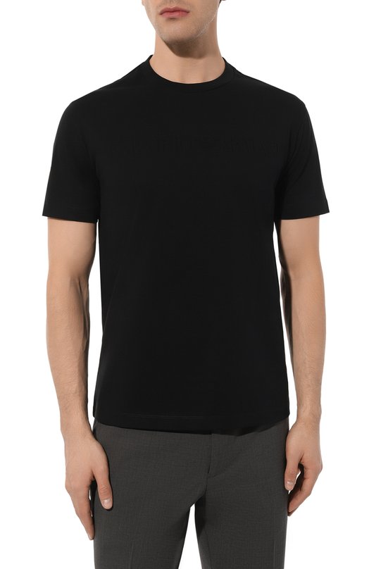 фото Хлопковая футболка emporio armani