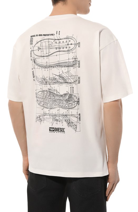 фото Хлопковая футболка diesel