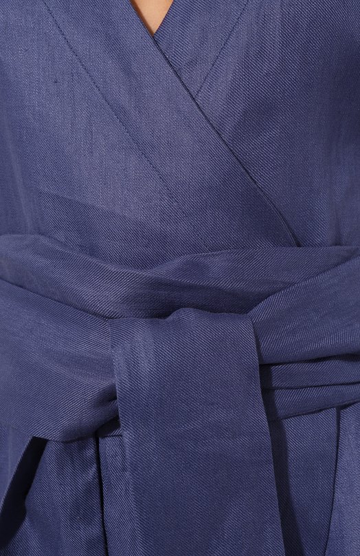 фото Льняной удлиненной жилет с поясом armani collezioni