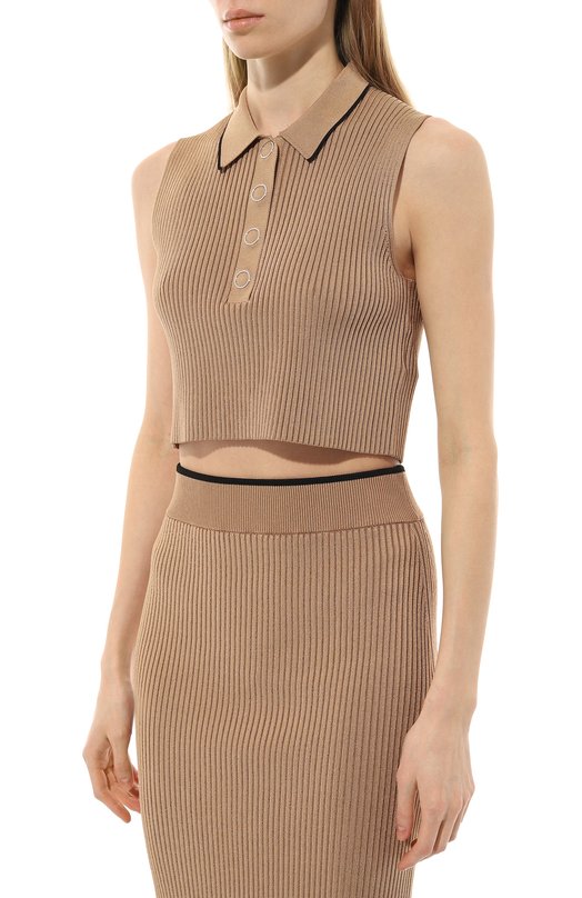 фото Топ-поло из вискозы boss