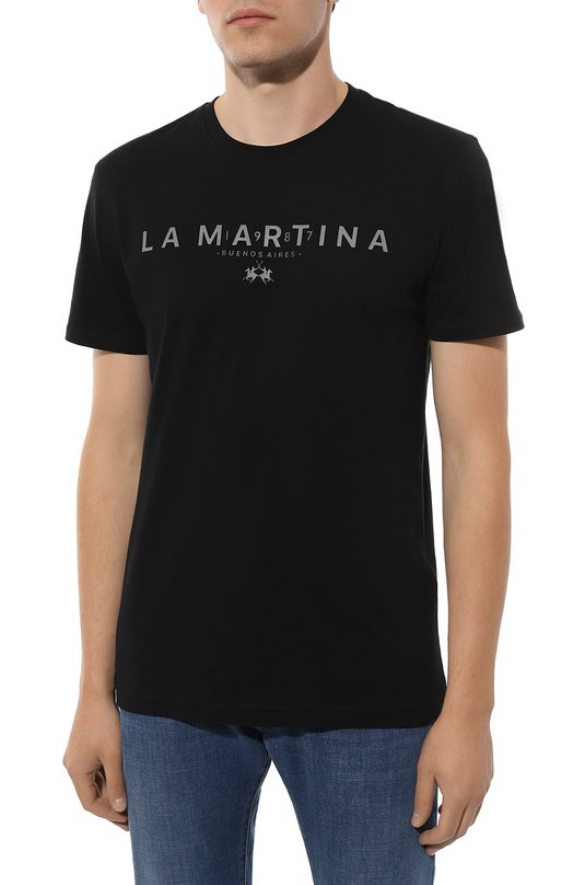 фото Хлопковая футболка la martina