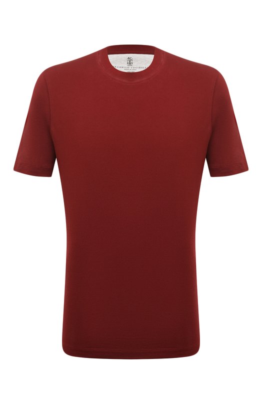 фото Хлопковая футболка brunello cucinelli