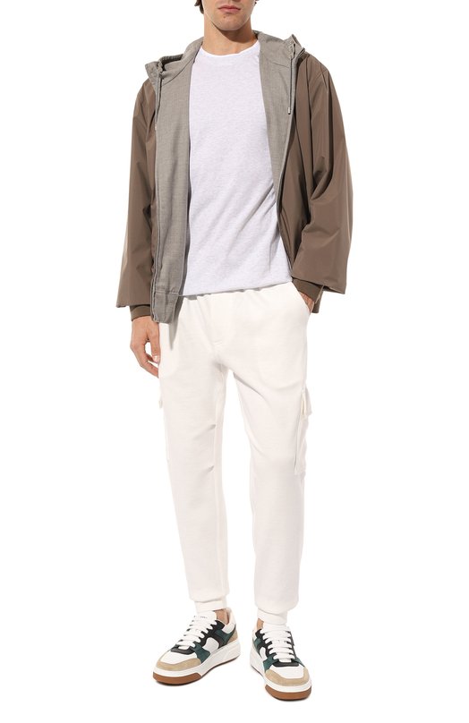 фото Хлопковая футболка brunello cucinelli