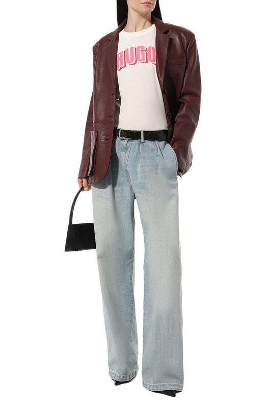 фото Хлопковая футболка hugo