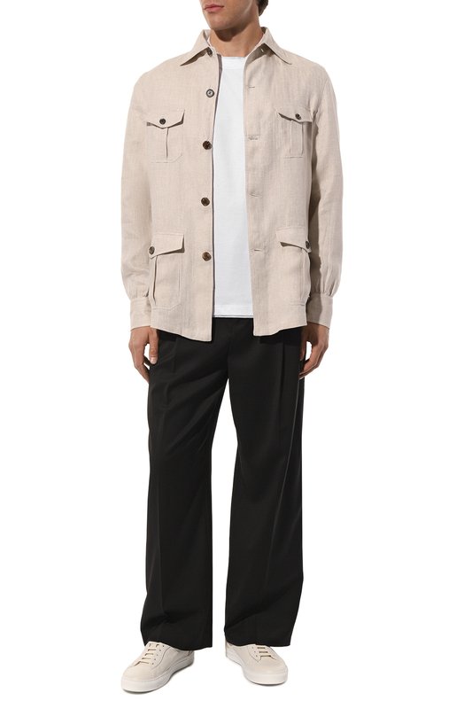 фото Хлопковая футболка brunello cucinelli