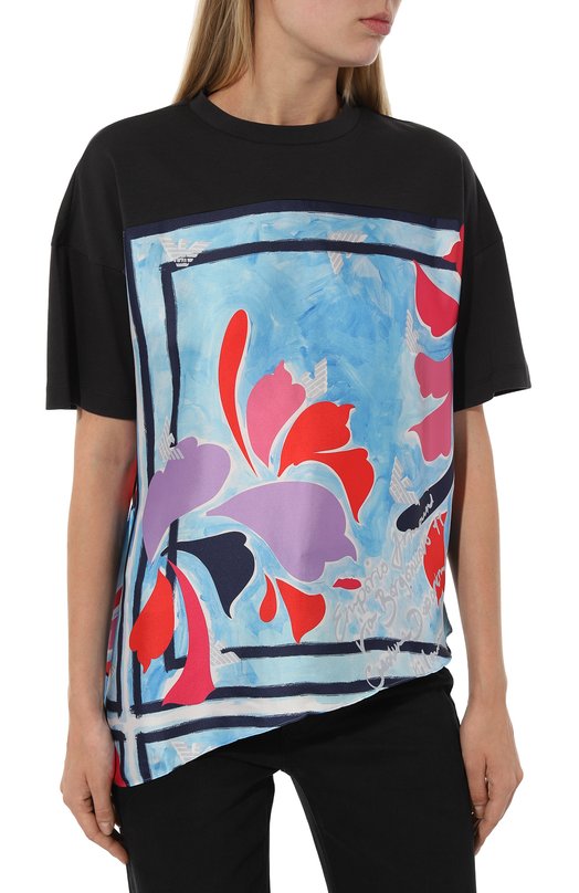 фото Хлопковая футболка emporio armani