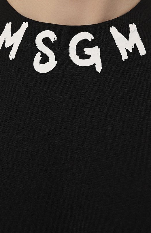 фото Хлопковая футболка msgm