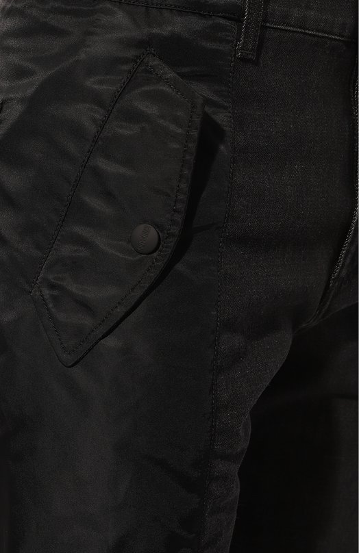 фото Комбинированные джинсы moschino