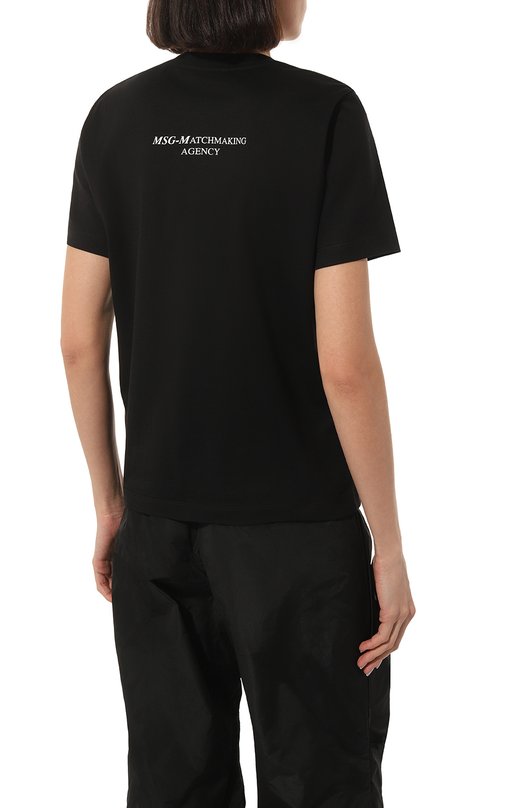 фото Хлопковая футболка msgm