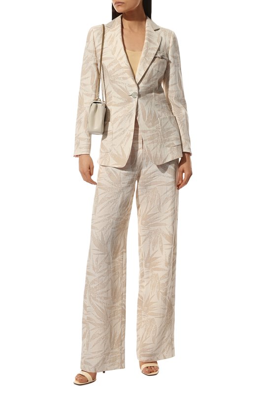 фото Брюки из хлопка и льна giorgio armani