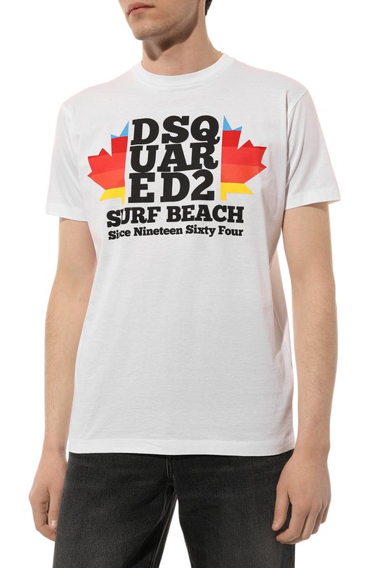 фото Хлопковая футболка dsquared2