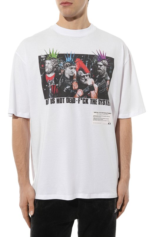 фото Хлопковая футболка diego venturino