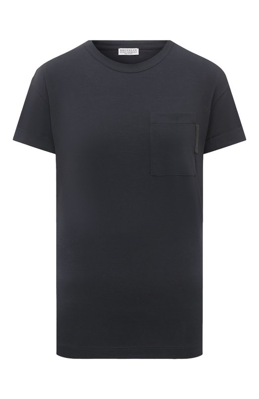 фото Хлопковая футболка brunello cucinelli