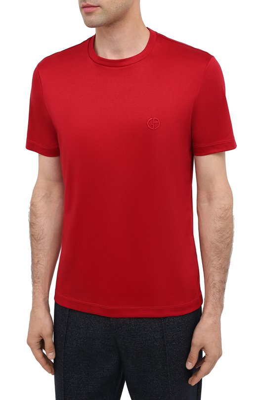 фото Хлопковая футболка giorgio armani