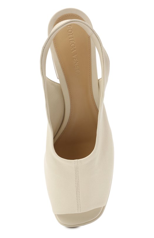 фото Кожаные босоножки stack bottega veneta