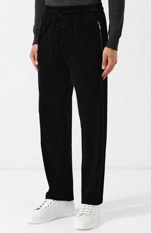 фото Хлопковые брюки свободного кроя giorgio armani