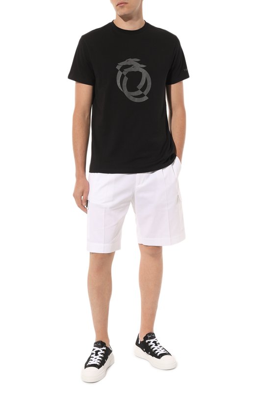 фото Хлопковая футболка trussardi