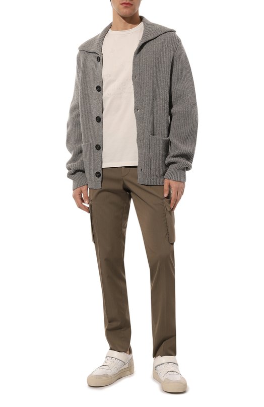 фото Хлопковая футболка maison margiela