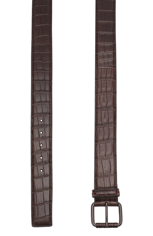 фото Ремень из кожи крокодила bottega veneta