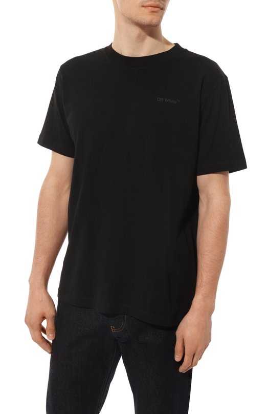 фото Хлопковая футболка off-white