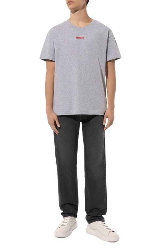 фото Хлопковая футболка hugo