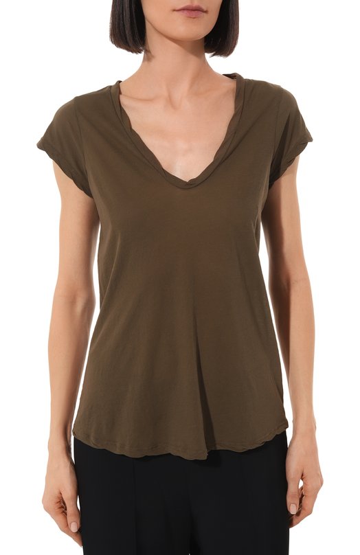 фото Хлопковая футболка james perse