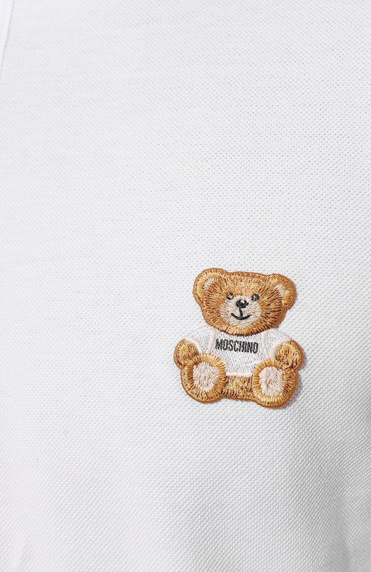 фото Хлопковое поло moschino