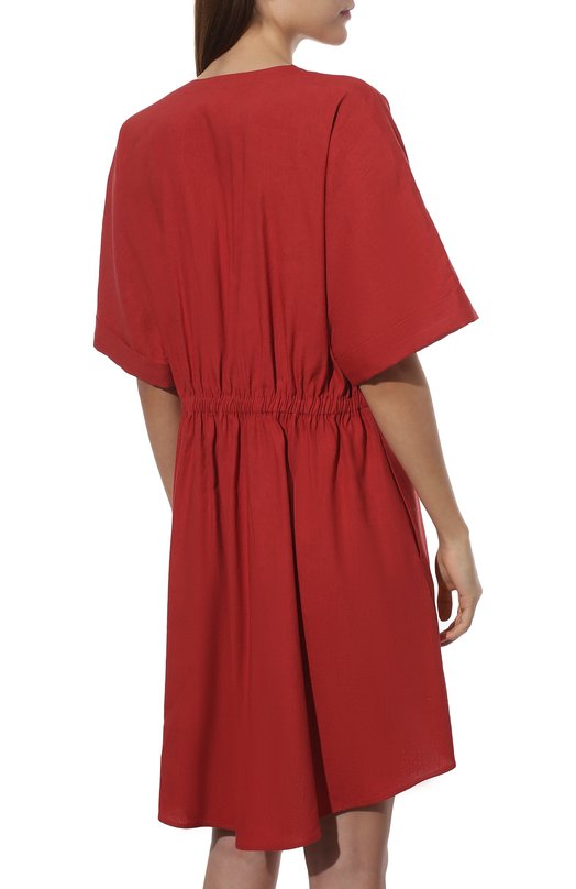 фото Платье изо льна и вискозы brunello cucinelli