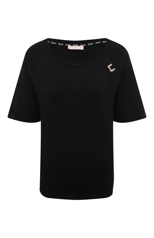 фото Хлопковая футболка liu jo