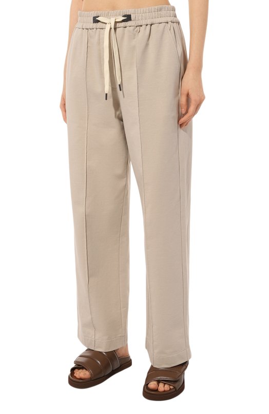 фото Хлопковые брюки brunello cucinelli