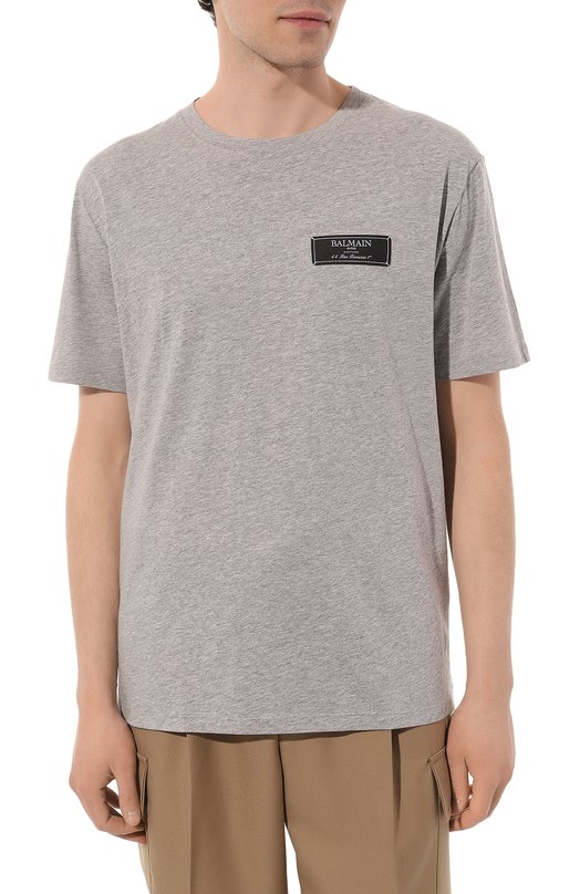 фото Хлопковая футболка balmain